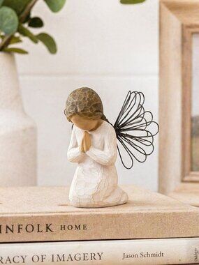Willow Tree Angel of Prayer Figurine Susan Lordi Demdaco Mother’s Day Gift Spiri